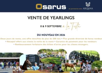 vente La Teste Osarus, vente yearlings La Teste, Osarus ARQANA, catalogue Osarus 2026, vente chevaux de course, yearlings France, ventes Osarus